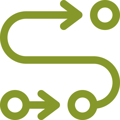 Light arrow progress icon