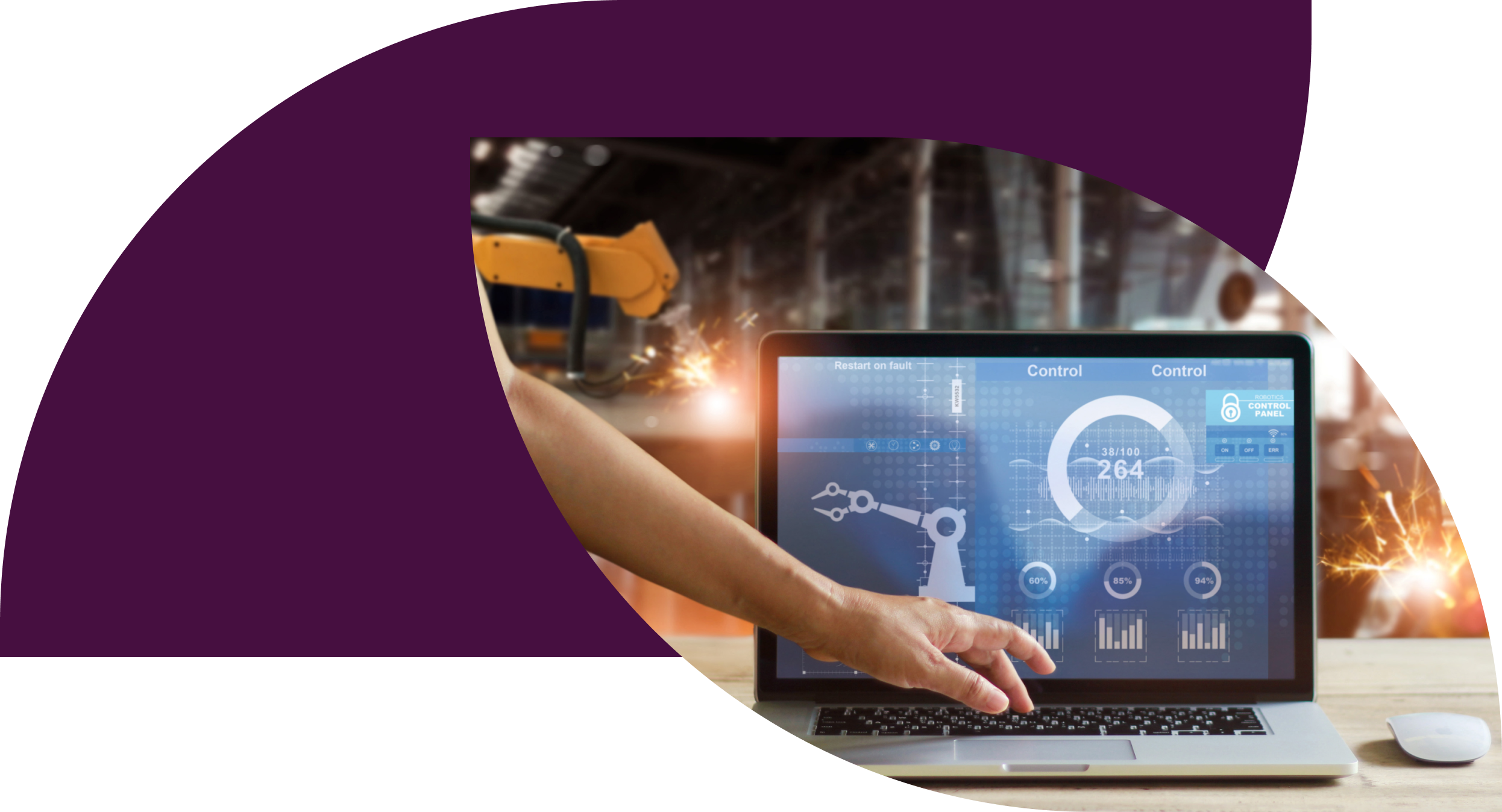 Manufacturing industry illustration