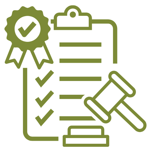 Regulatory compliance and risk management graphic
