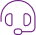 Customer support headset icon