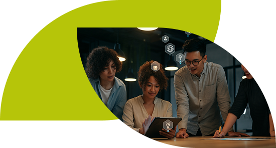 Change management process illustration